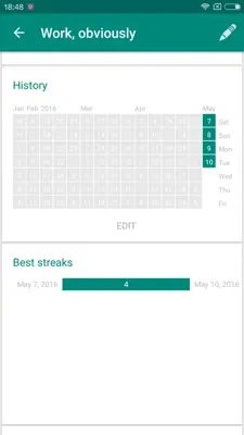 Loop Habit Tracker android App screenshot 2